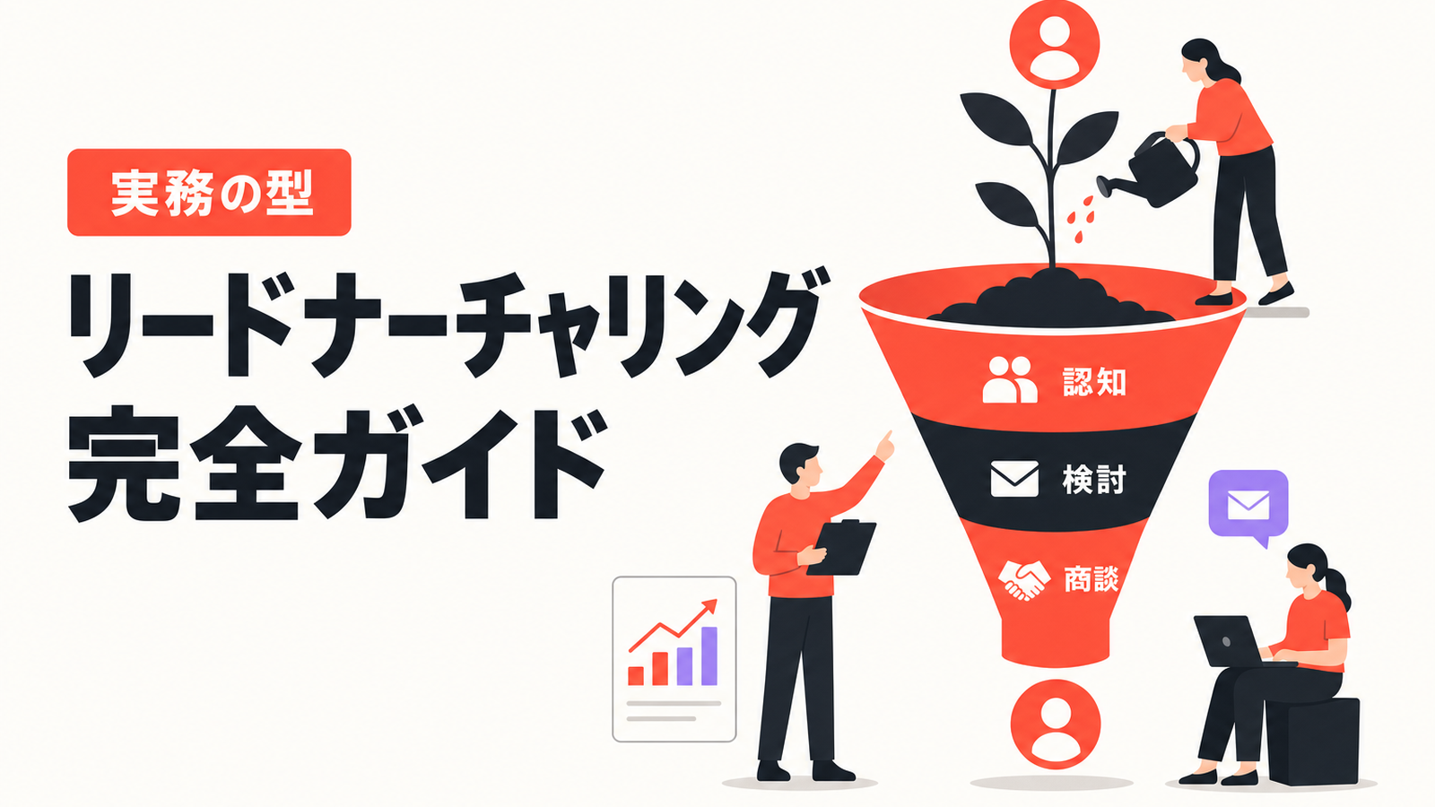 リードナーチャリングとは — 設計 5 ステップと自動化の完全ガイド